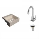 Ver imagem 2 de Kit Cuba XQ355 Torneira Luxo 1195 e Válvula 1 Polegada Compace