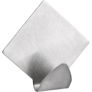 Gancho Adesivo Losango em Inox com 2 Peças - Vonder