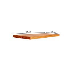 2 Tampos Prateleira 45cm Casa Cozinha  Pinus Rústico - 5