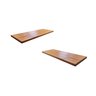 2 Tampos Prateleira 45cm Casa Cozinha  Pinus Rústico - 1