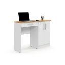 Ver imagem 1 de Mesa / Escrivaninha Sp para Estudo ou Trabalho Cor Branco / Cinamomo