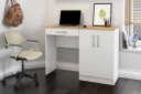 Ver imagem 2 de Mesa / Escrivaninha Sp para Estudo ou Trabalho Cor Branco / Cinamomo