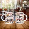 Caneca Personalizada Namorados Love e Love - 1