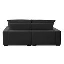 Ver imagem 6 de Sofa Retratil Reclinavel 2 Lugares 2,60m Atlantis Veludo Grafite Lansofbr
