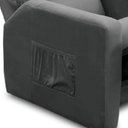 Ver imagem 2 de Poltrona do Papai Reclinável Versa Tecido Veludo - Lm Decor Lm - Decor 78 Cinza
