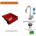 Ver imagem 3 de Kit Cuba XQ355 Torneira Luxo 1195 Válvula Click 1 Polegada B Compace