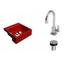 Ver imagem 2 de Kit Cuba XQ355 Torneira Luxo 1195 Válvula Click 1 Polegada B Compace