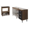 Cozinha Balcão Armário Gabinete de Pia 150 Cm Deise e Balcão Evelyn para Fogão Cooktop 4 Bocas Savan - 5