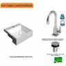 Kit Cuba XQ355 Torneira Luxo 1195 Válvula Click 1 Polegada B Compace - 3