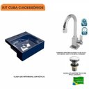 Ver imagem 3 de Kit Cuba XQ355 Torneira Luxo 1195 Válvula Click 1 Polegada G Compace