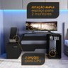 Mesa Gamer E Escritório Xt Racer Space One Politorno Preto/Verde - 6