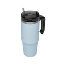 Ver imagem 2 de Caneca Wolff Térmica C/ Canudo Azul 890ml 20984