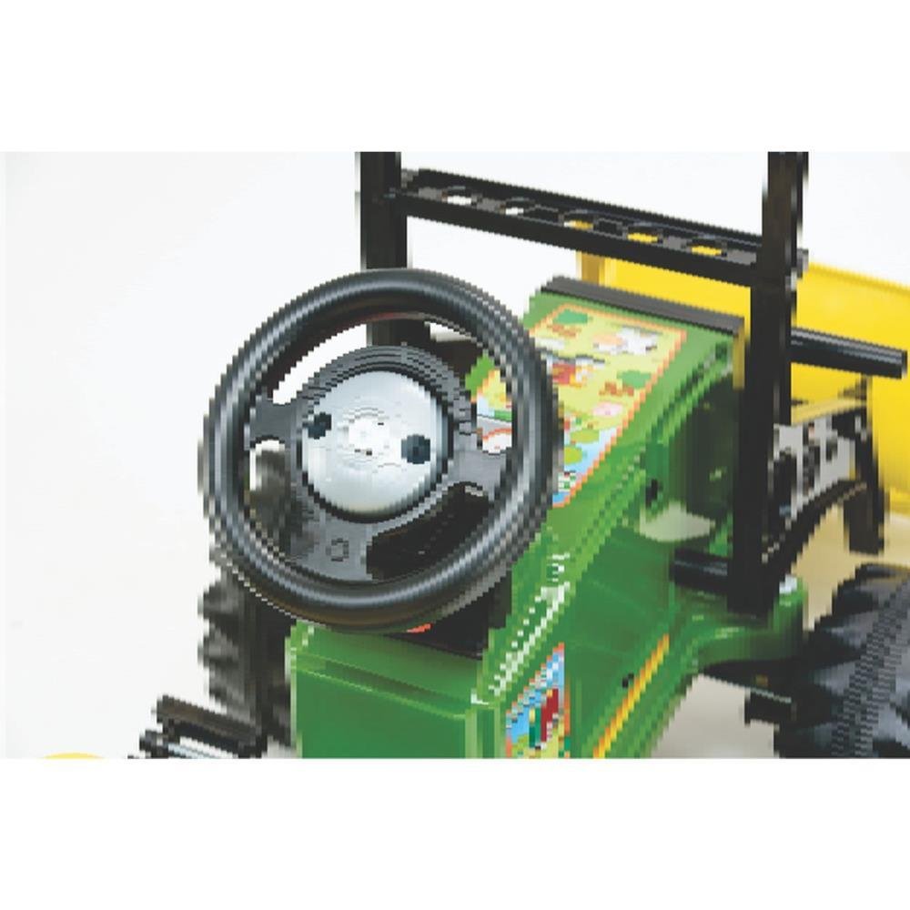 Trator de Pedal Infantil Peg Perego John Deere Ground Loader - Maçã Verde  Baby