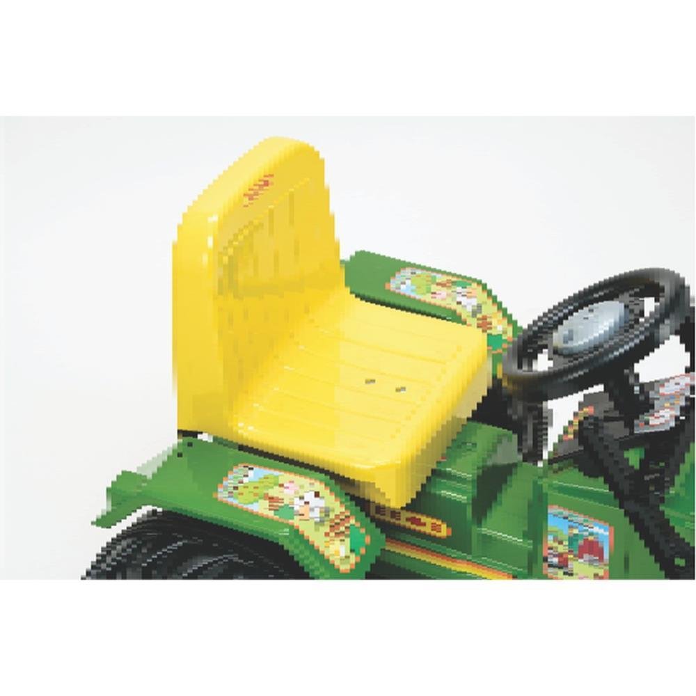 Trator de Pedal Infantil Peg Perego John Deere Ground Loader - Maçã Verde  Baby