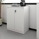Ver imagem 1 de Balcão Para Escritório 2 Portas ME4149 Branco - Tecno Mobili