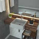 Ver imagem 1 de Kit Cuba XQ355 Válvula 1 Polegada Sifão Flexível PVC Compace