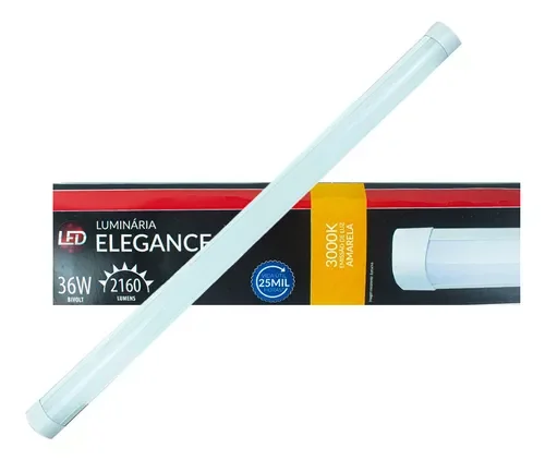 Avant Elegance Luminaria Fit 36w Bivolt - Branco - Am3000k - 1