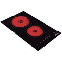 Ver imagem 3 de Cooktop Elétrico Tramontina New Dominó Vitrocerâmico 2 Bocas Touch Fogão de Bancada 220v