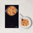 Ver imagem 2 de Cooktop Elétrico Tramontina New Dominó Vitrocerâmico 2 Bocas Touch Fogão de Bancada 220v