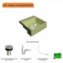 Ver imagem 3 de Kit Cuba XQ355 com Válvula Click 1"B com Sifão PVC e Flexível Compace