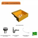 Ver imagem 3 de Kit Cuba Xq355 com Válvula Click 1"b com Sifão Cromado e Flexível Compace