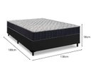 Ver imagem 4 de Cama Box Casal Preto + Colchão Casal De Espuma D45 - Ortobom - Airtech 150 58x138x188cm