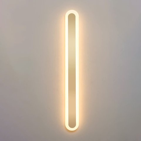 Arandela Led Angelo 24w 3000k Branco Quente Bivolt Dourado