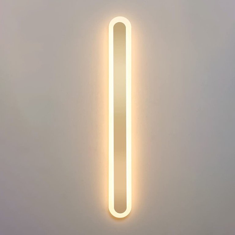 Arandela Led Angelo 24w 3000k Branco Quente Bivolt Dourado