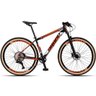 Bicicleta 29 Dropp Race 12V Freio Hidráulico Preto+Laranja - 1
