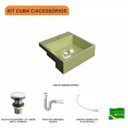 Ver imagem 3 de Kit Cuba Xq355 com Válvula Click 1 1/2" com Sifão Pvc e Flexível Compace
