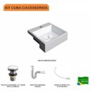 Ver imagem 3 de Kit Cuba XQ355 com Válvula Click 1 1/2" com Sifão PVC e Flexível Compace