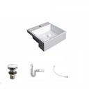 Ver imagem 2 de Kit Cuba XQ355 com Válvula Click 1 1/2" com Sifão PVC e Flexível Compace