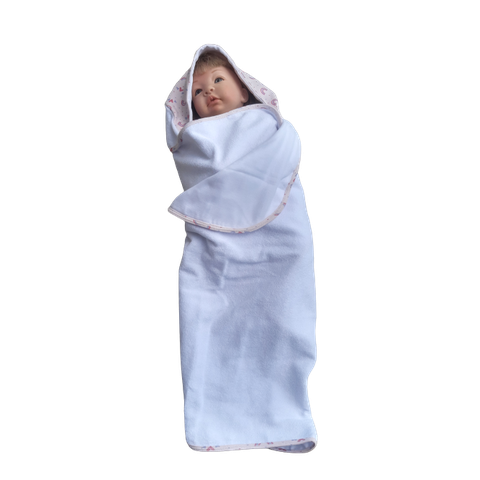 Toalha com capuz forrada com fralda BABY HOLDER LUXO Masculino