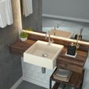 Ver imagem 1 de Kit Cuba Xq355 com Válvula Click 1 1/2" com Sifão Cromado e Flexível Compace