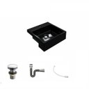 Ver imagem 2 de Kit Cuba Xq355 com Válvula Click 1 1/2" com Sifão Cromado e Flexível Compace