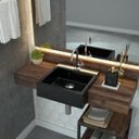 Ver imagem 1 de Kit Cuba Xq355 com Válvula Click 1 1/2" com Sifão Cromado e Flexível Compace