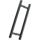 Ver imagem 3 de Puxador Duplo DF 907-25 - Preto - 40 cm