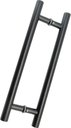 Ver imagem 3 de Puxador Duplo DF 907-25 - Preto - 40 cm