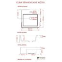 Ver imagem 5 de Kit Cuba XQ355 Válvula Click Botão 1 Polegada B Compace