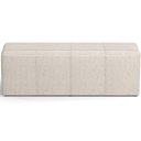 Ver imagem 2 de Kit Cabeceira Cama Box Casal 140cm com Calçadeira Roma W01 Linho Cru - Lyam