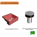 Ver imagem 3 de Kit Cuba XQ355 Válvula Click Botão 1 Polegada B Compace