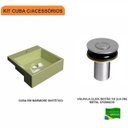 Ver imagem 3 de Kit Cuba XQ355 Válvula Click Botão 1 Polegada B Compace
