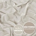 Ver imagem 5 de Jogo Lençol Queen 3 Peças Toque de Seda Liso Luxo Percal 300 Fios Microfibra - Fendi