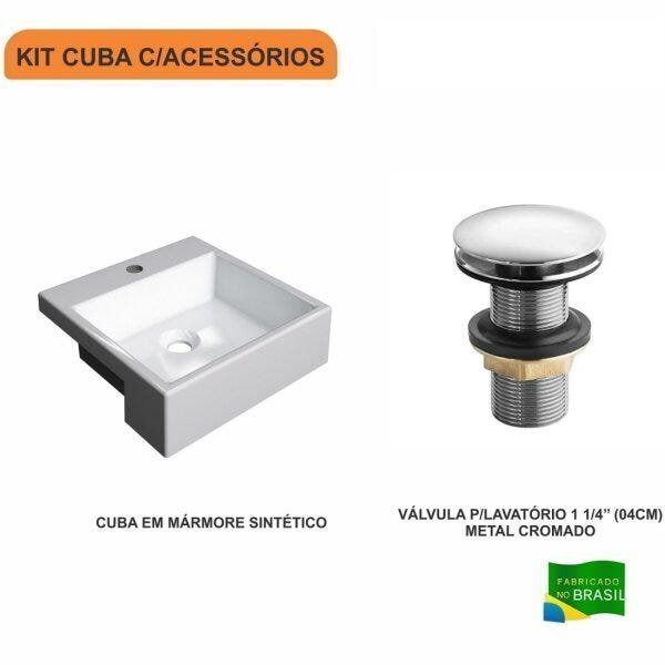 Kit Cuba XQ355 Válvula Click 1 1/2 Polegada Compace - 3