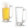 KIT 6 CANECA CHOPP CERVEJA COPO DE VIDRO COM ALCA 368ML PARA BAR RESTAURANTE CERVEJARIA - 1