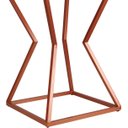 Ver imagem 3 de Mesa de Canto Lateral Alta Quadrada para Sala Austria - Cobre Branca