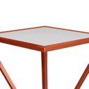 Ver imagem 5 de Mesa de Canto Lateral Alta Quadrada para Sala Austria - Cobre Branca