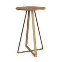 Ver imagem 2 de Mesa Lateral de Apoio com Pés Metálicos 45x45cm 27940 Artesano - Hanover/dourado