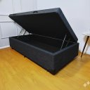 Ver imagem 4 de Cama Box Baú Solteiro Blindado Diversas Cores (88x188x42) - Linhão - Turim Petróleo