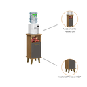 Ver imagem 2 de Balcão Fruteira Organizador de Cozinha Suporte Bebedouro Flex 1 Porta